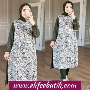 Linda Krep kumaş Tunik pantolon
