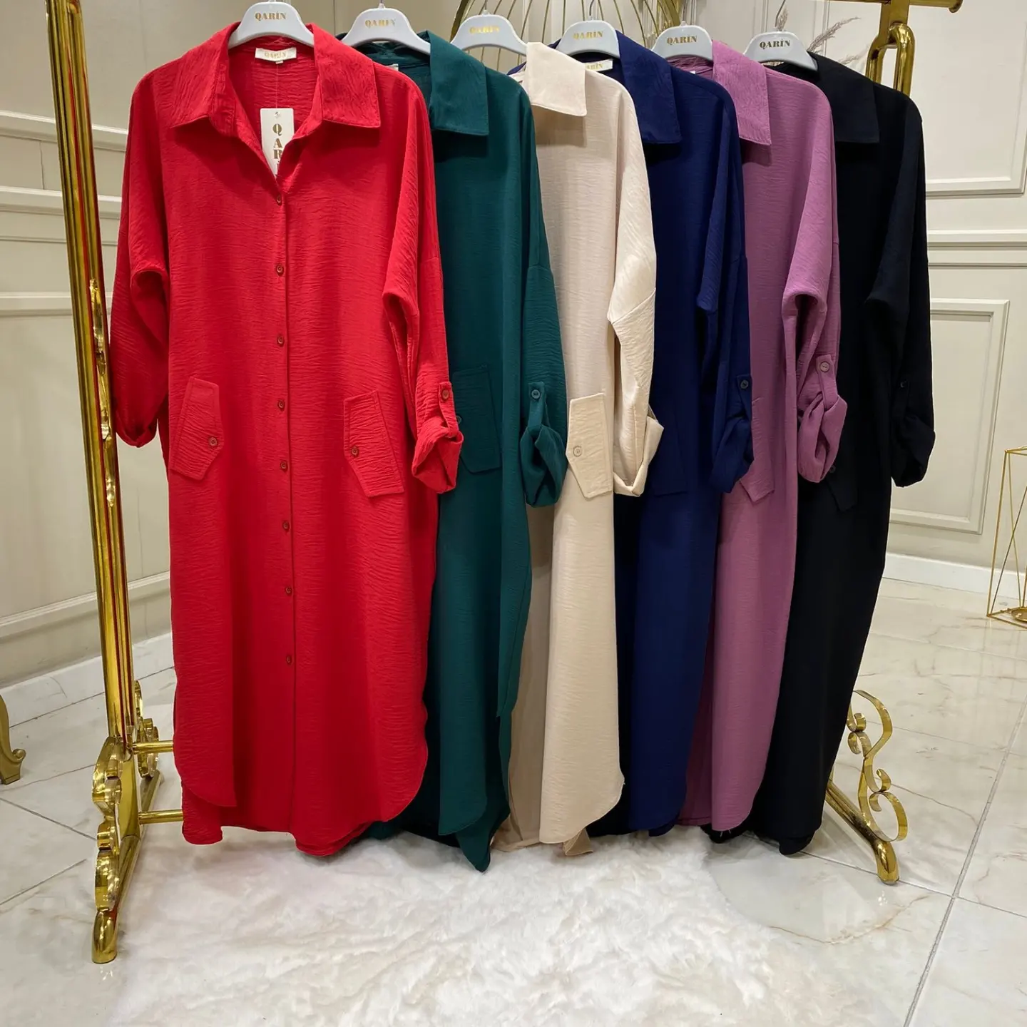 Ayrobin kumaş Zeynep Tunik - Görsel 9