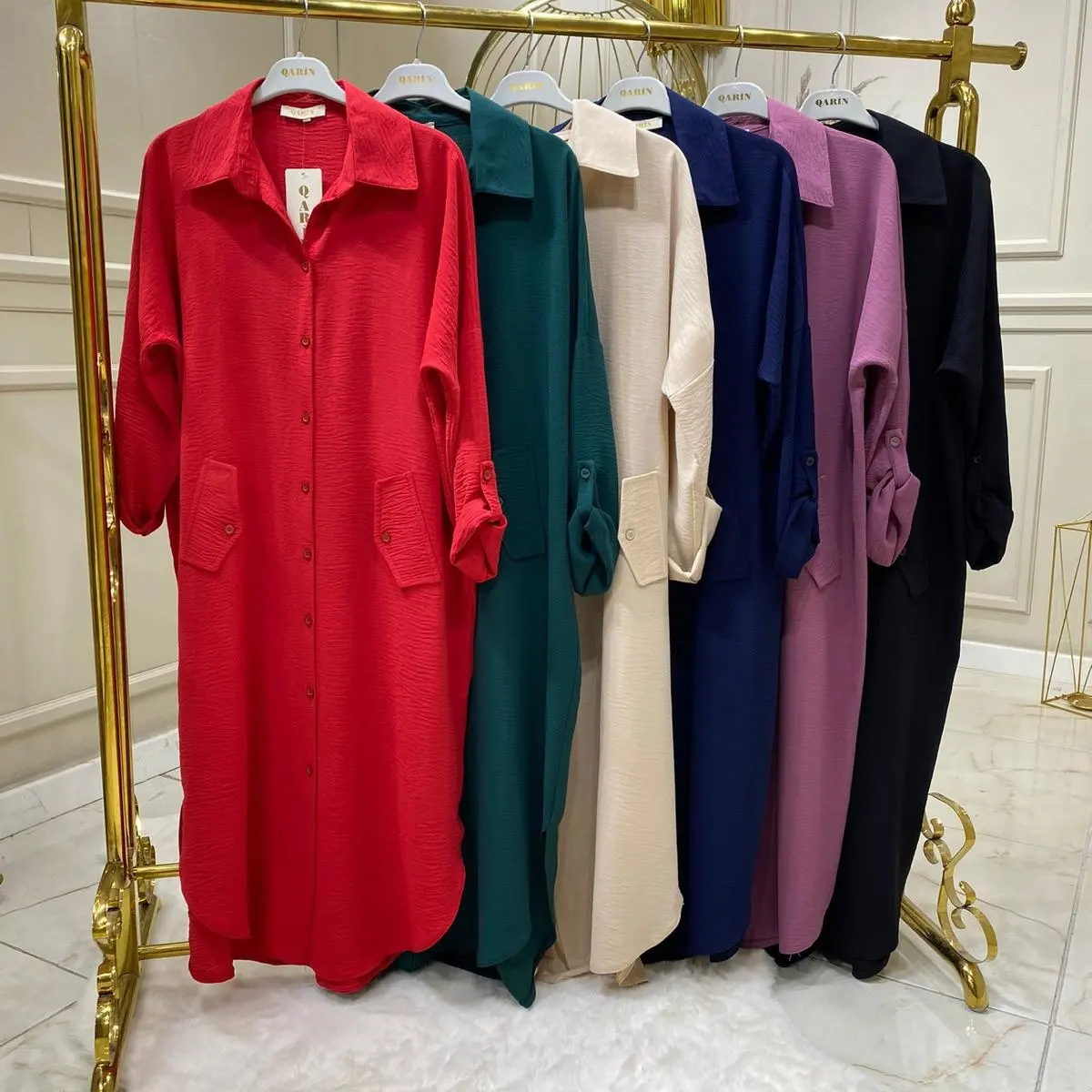 Ayrobin kumaş Zeynep Tunik - Görsel 10