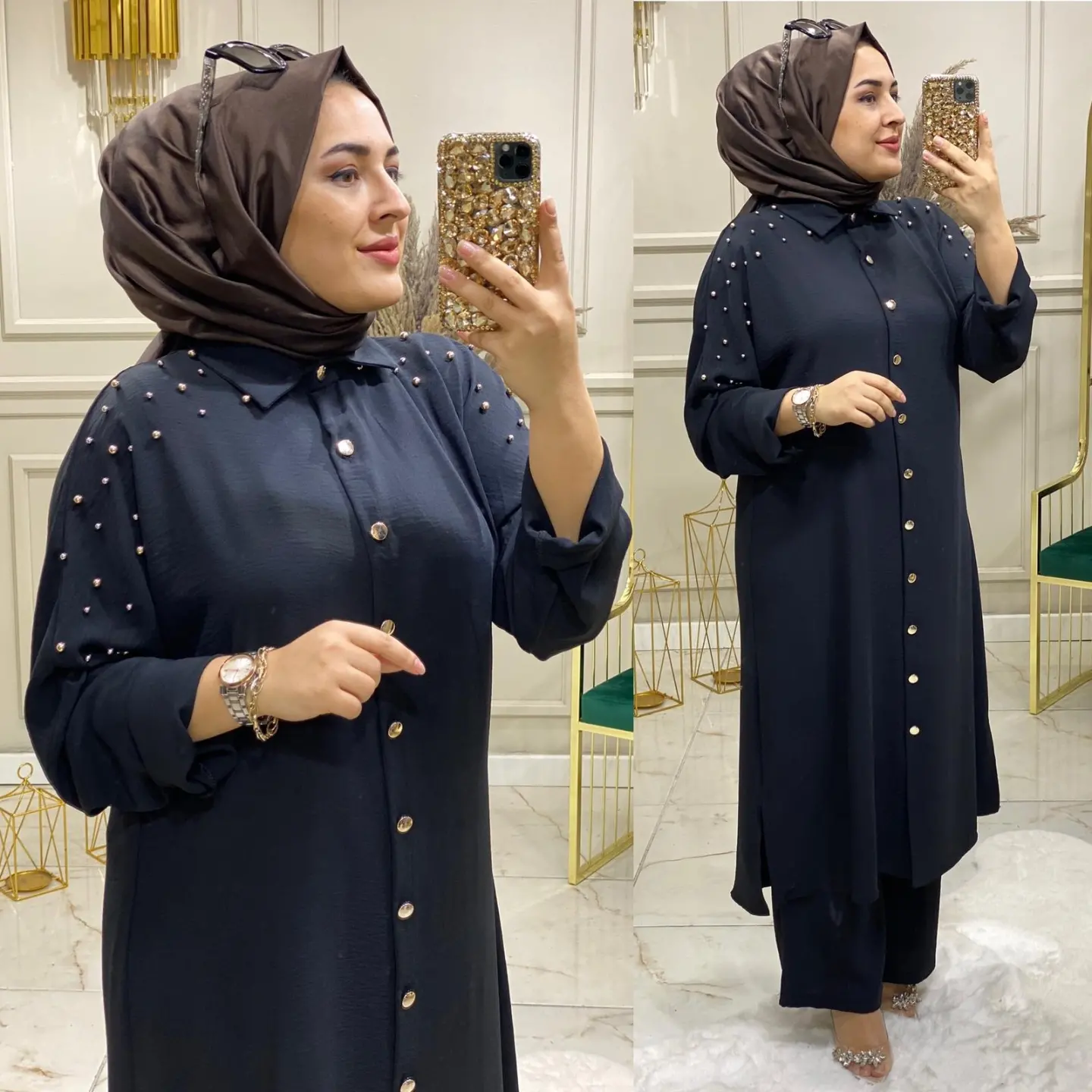 Ayrobin kumaş Elfida takim - Görsel 3