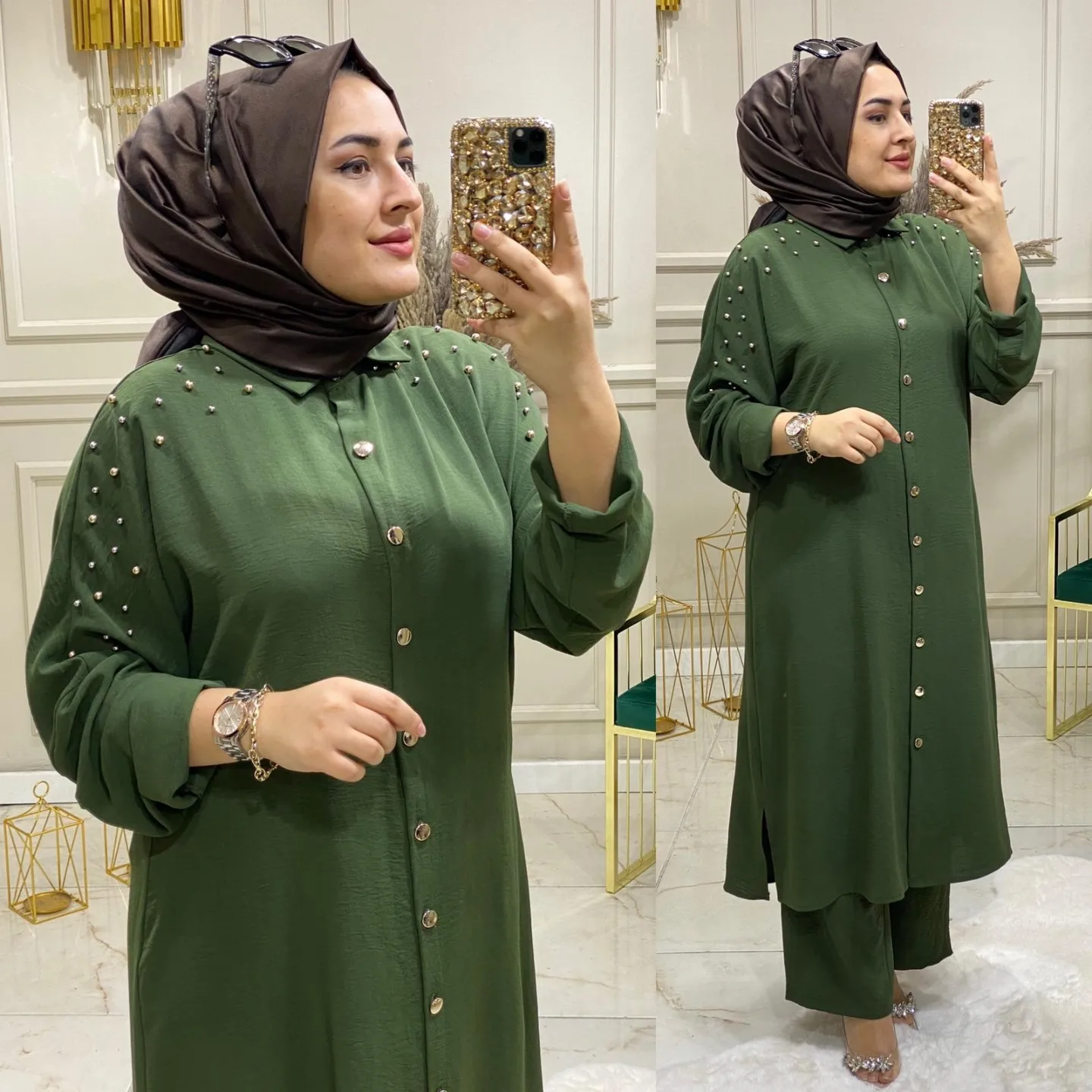 Ayrobin kumaş Elfida takim - Görsel 6