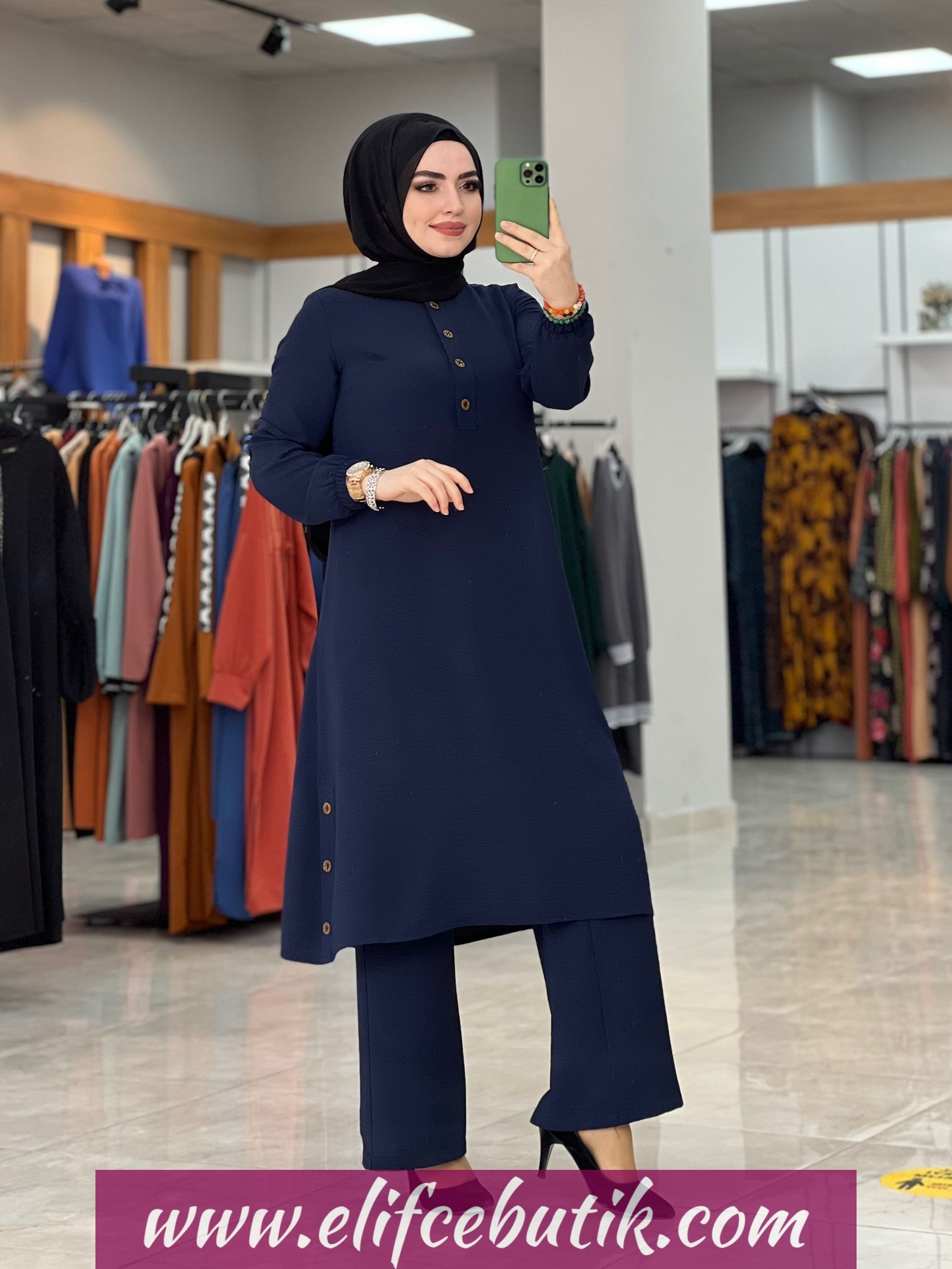 Ayrobin Büyük beden Tunik pantolon - Görsel 5