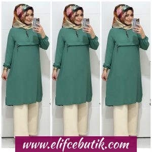 Pantolon Tunik ayrobin kumaş