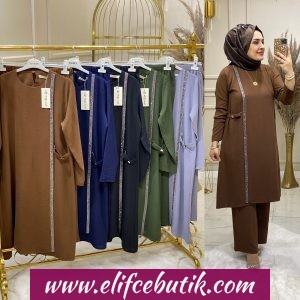 Pantolon tunik büyük beden takım
