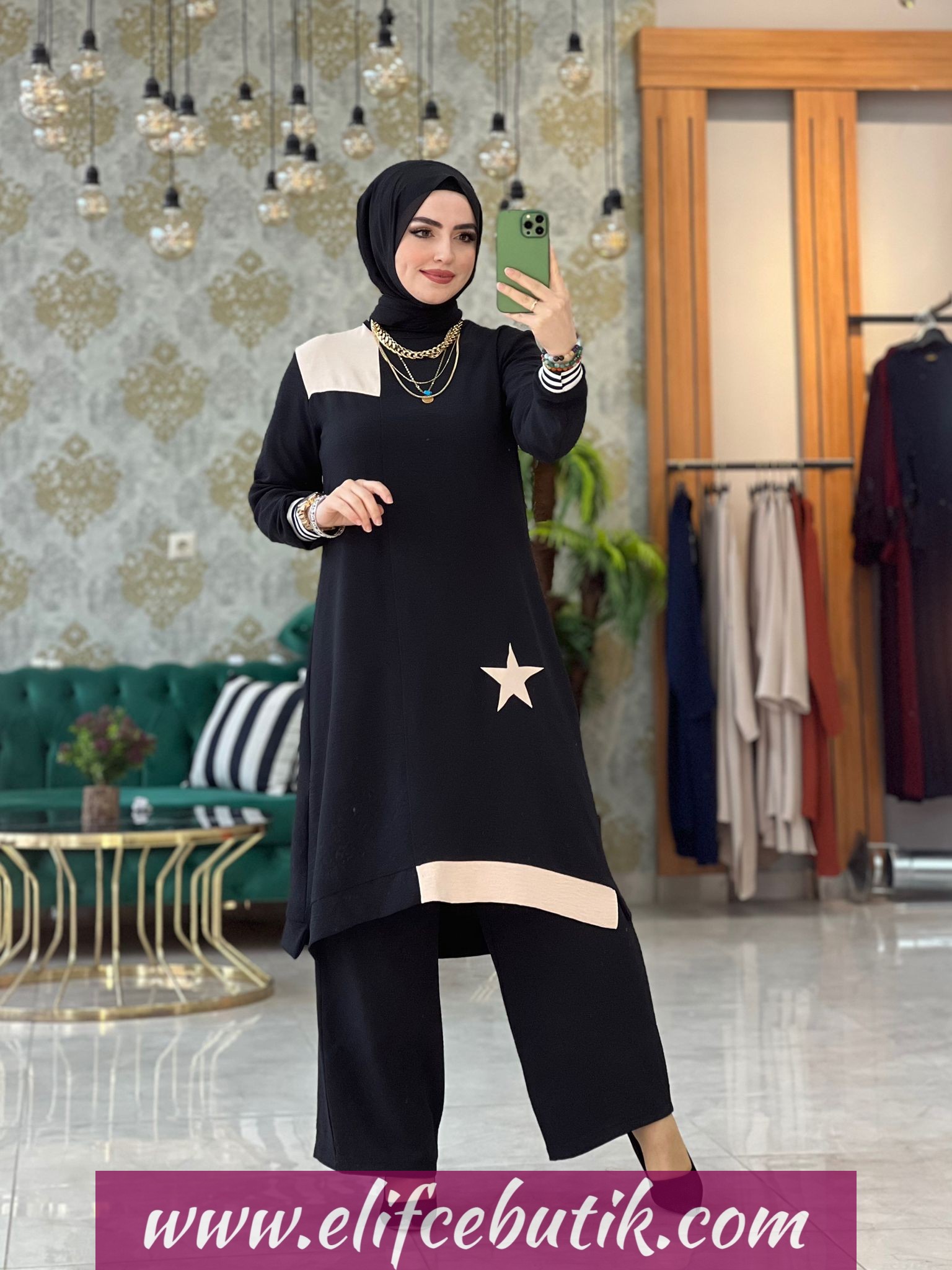 Ayrobin kumaş yıldızlı takım - Görsel 3