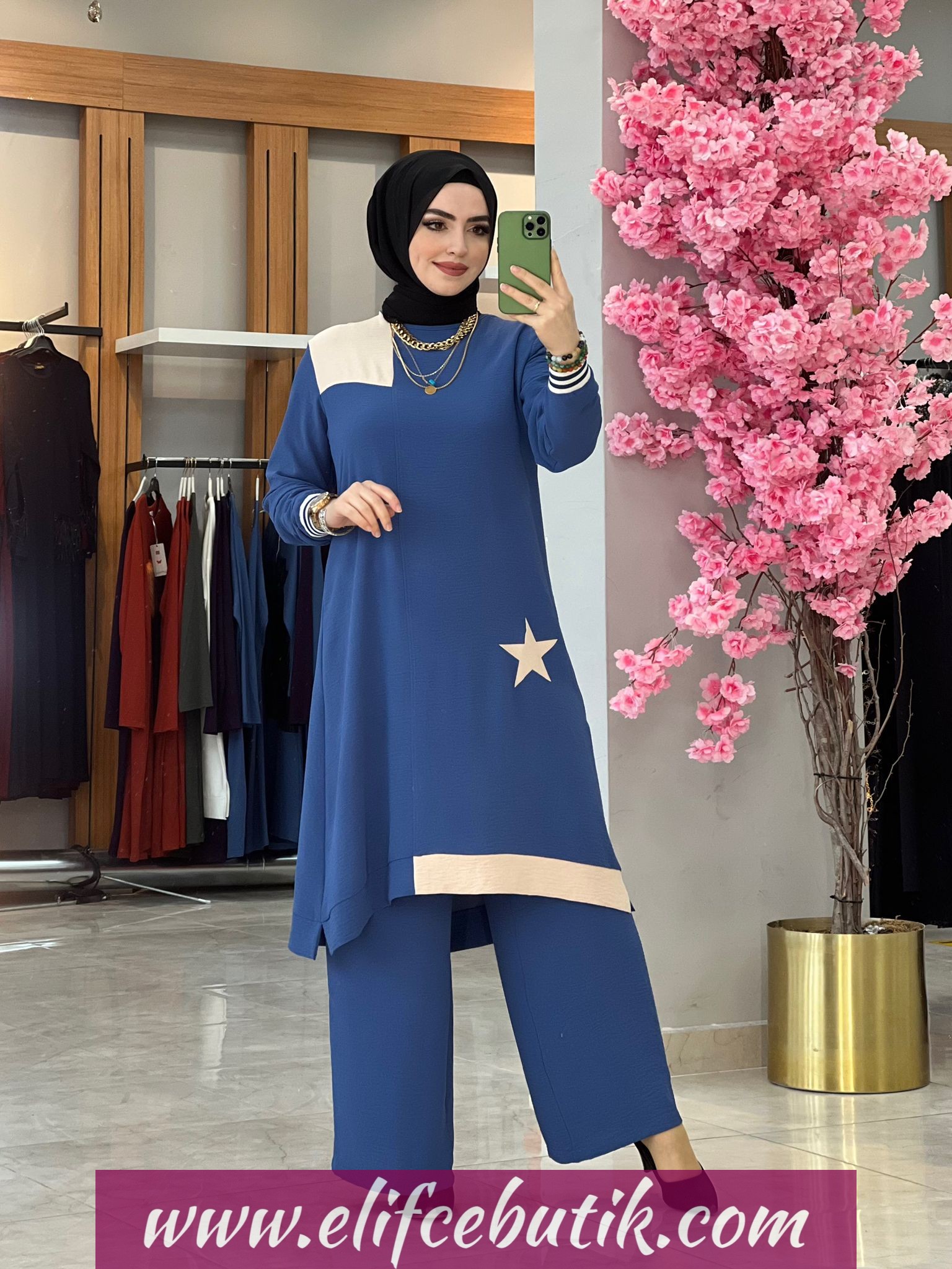 Ayrobin kumaş yıldızlı takım