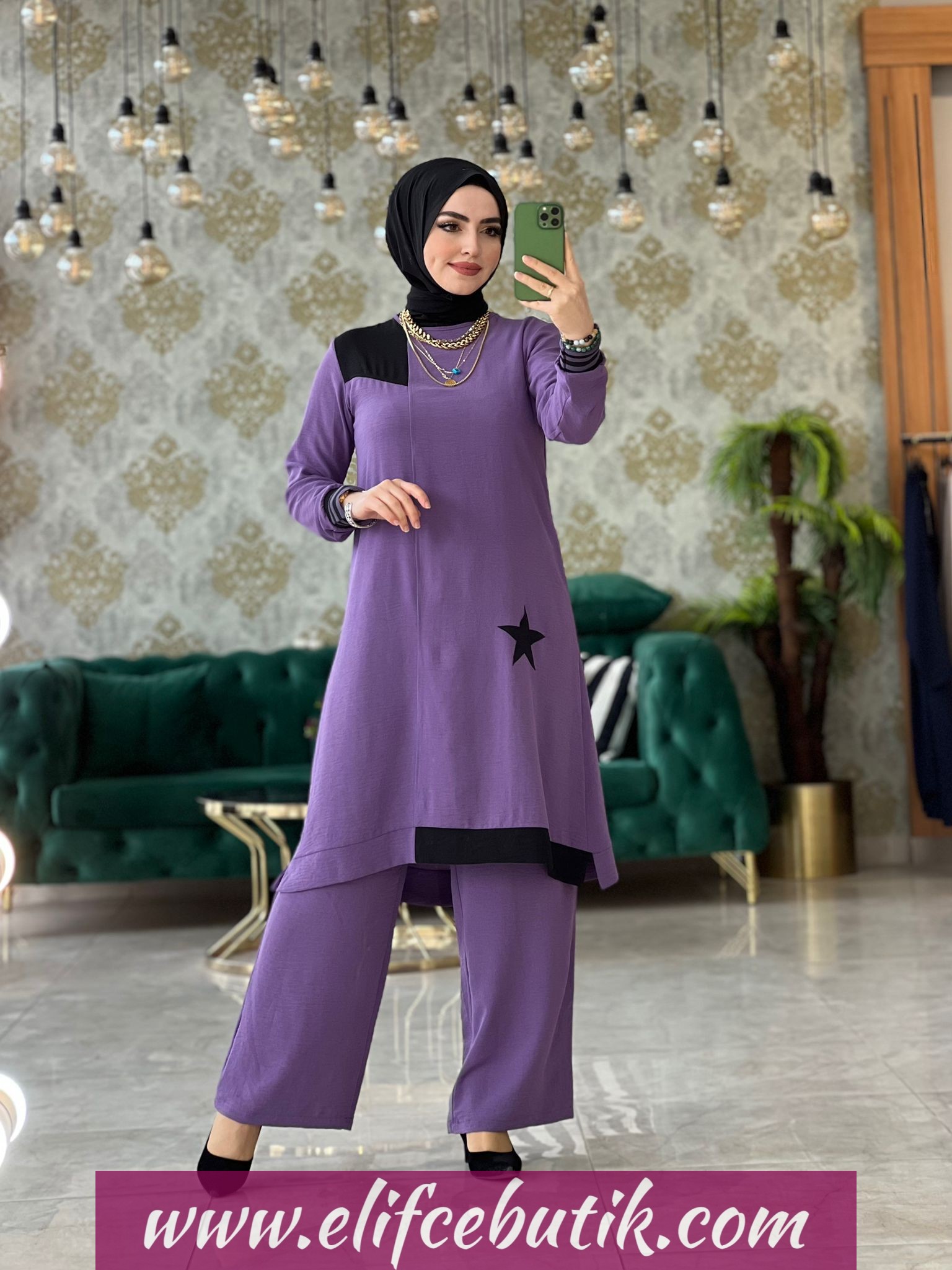 Ayrobin kumaş yıldızlı takım - Görsel 5