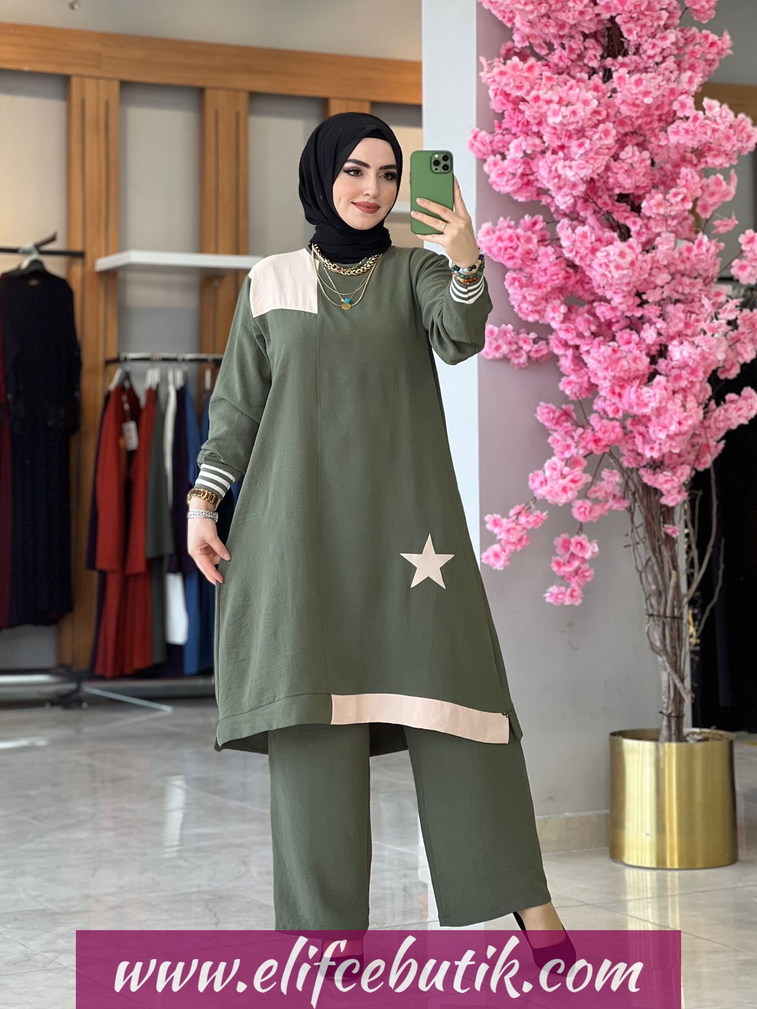 Ayrobin kumaş yıldızlı takım - Görsel 6