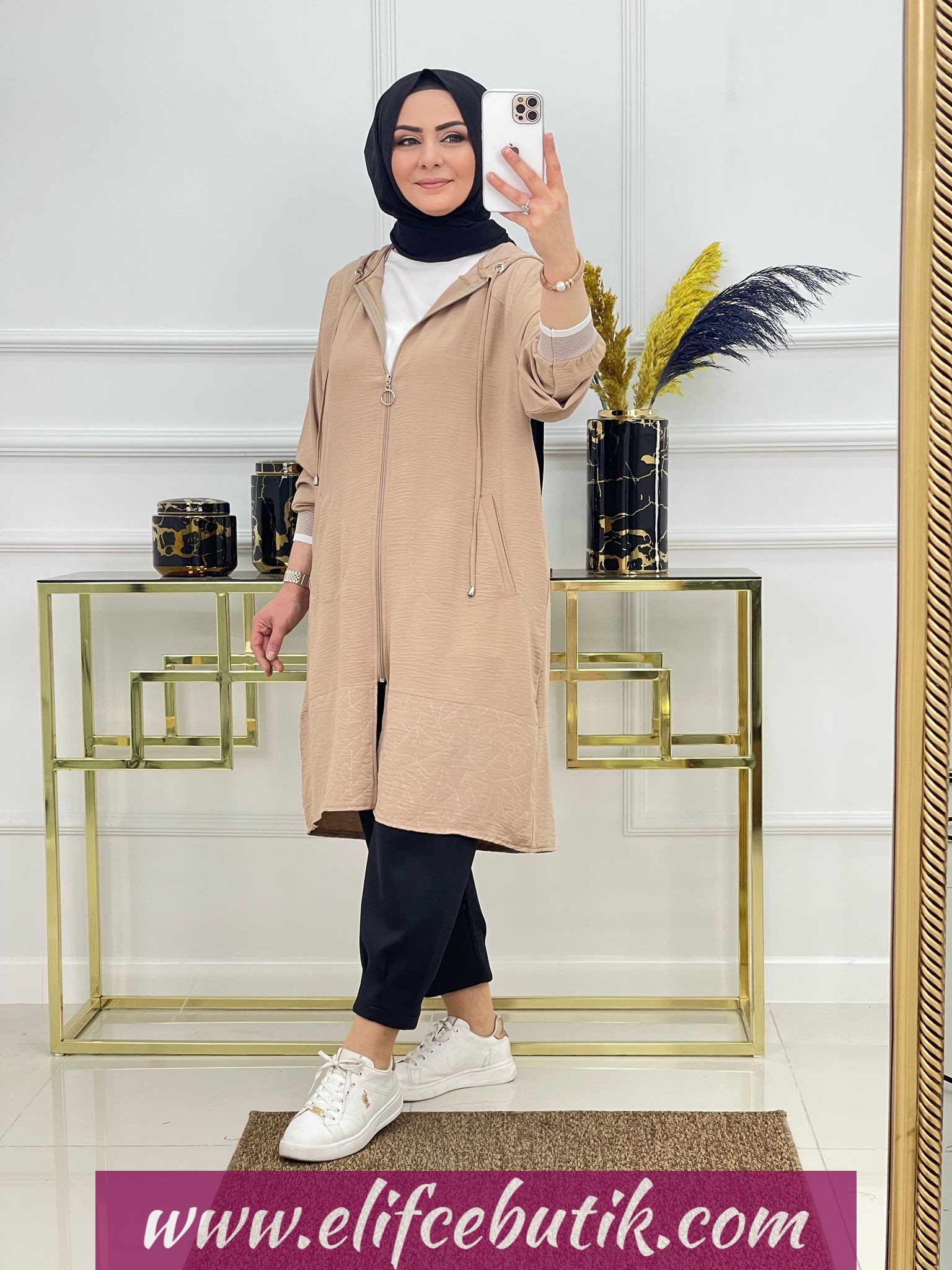 Ayrobin kumaş Ribanali kap - Görsel 5