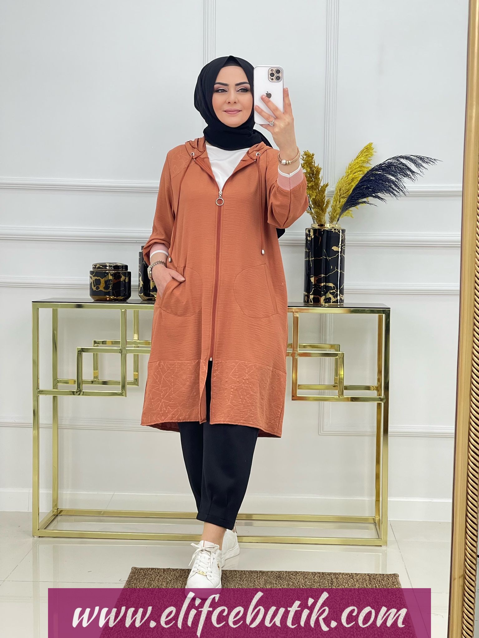 Ayrobin kumaş Ribanali kap - Görsel 6