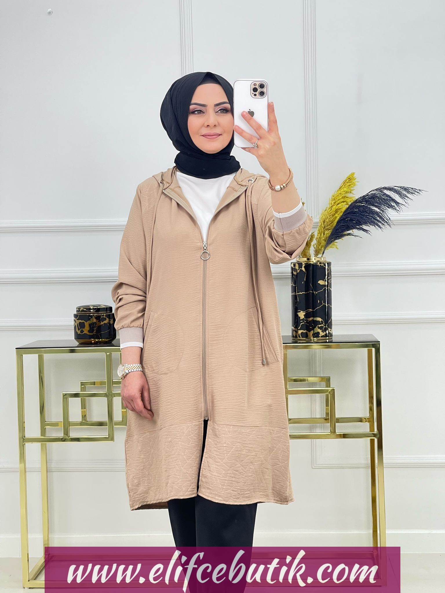 Ayrobin kumaş Ribanali kap - Görsel 7