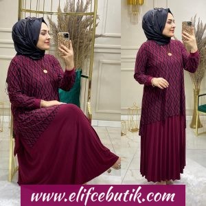 Tilda kumaş tunik Etekli takım