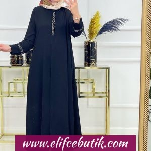 Krep kumaş Hayrunnisa ferace