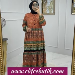 Belmando kumaş Gizem elbise