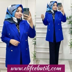 Krep kumaş Blazer ceket