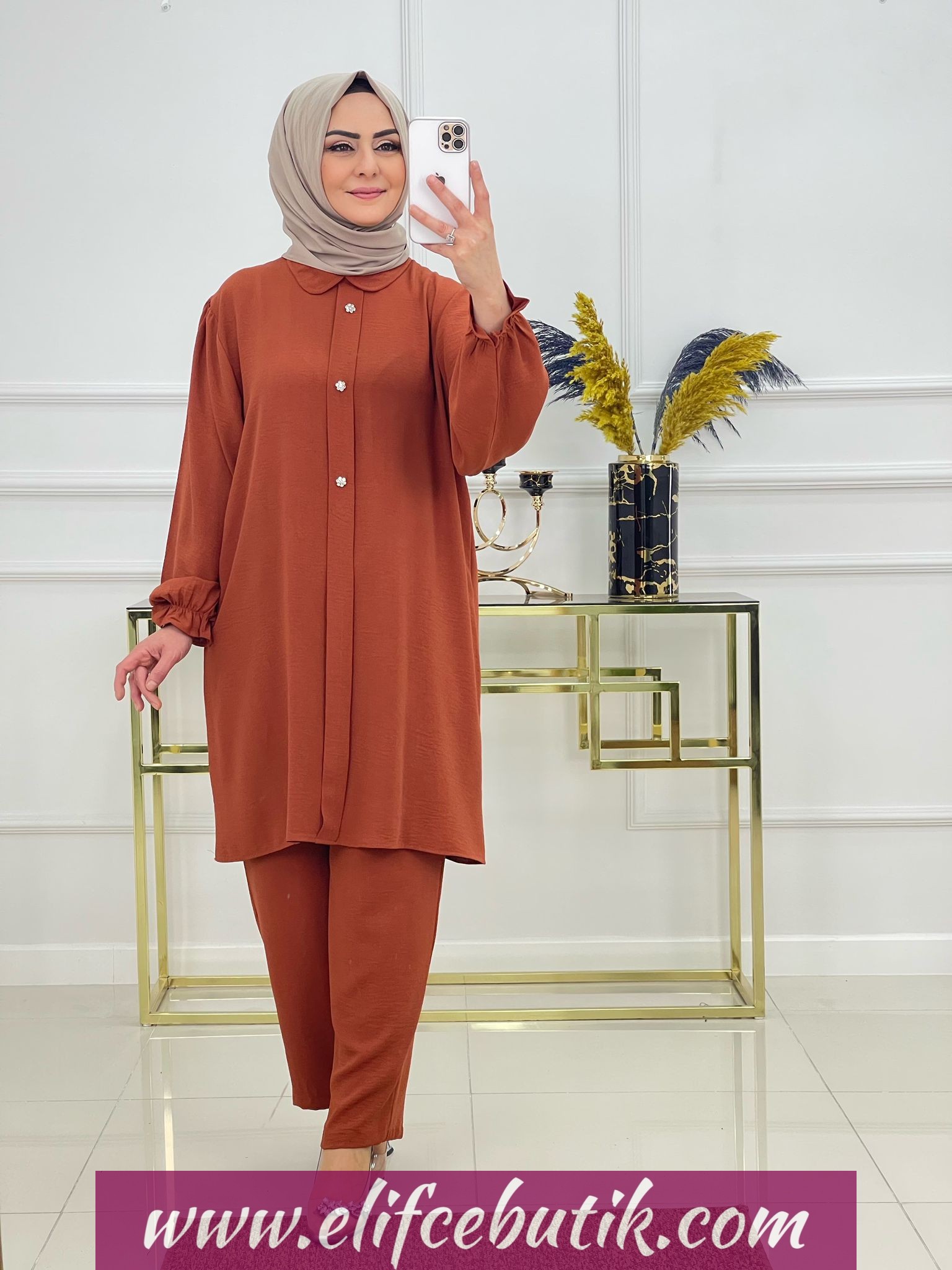 Ayrobin kumaş açelya takim - Görsel 8