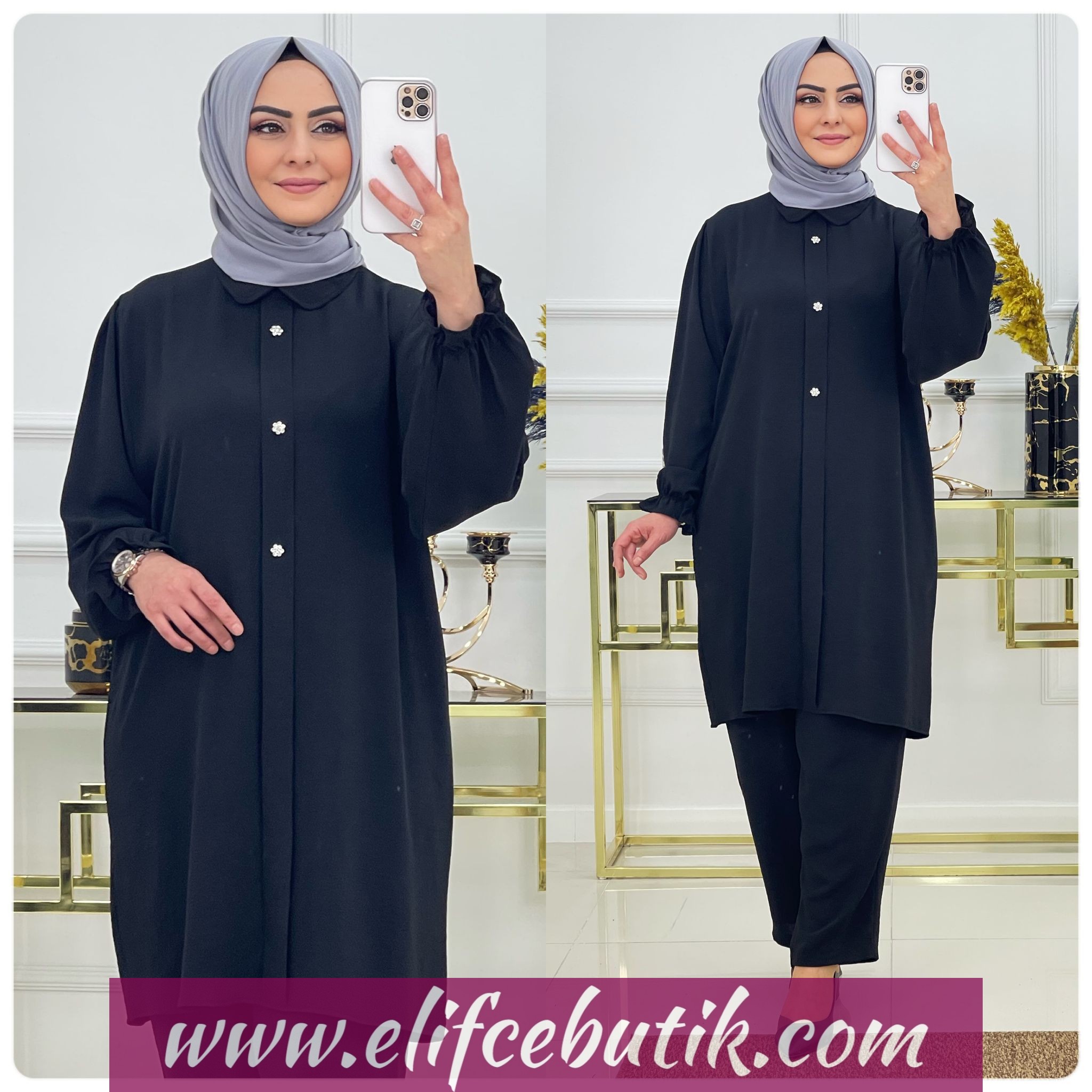 Ayrobin kumaş açelya takim - Görsel 3
