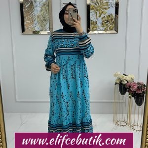 Belmando kumaş Şennur elbise