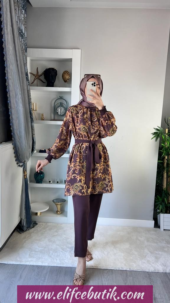 İpek saten sarmal takım - Görsel 6