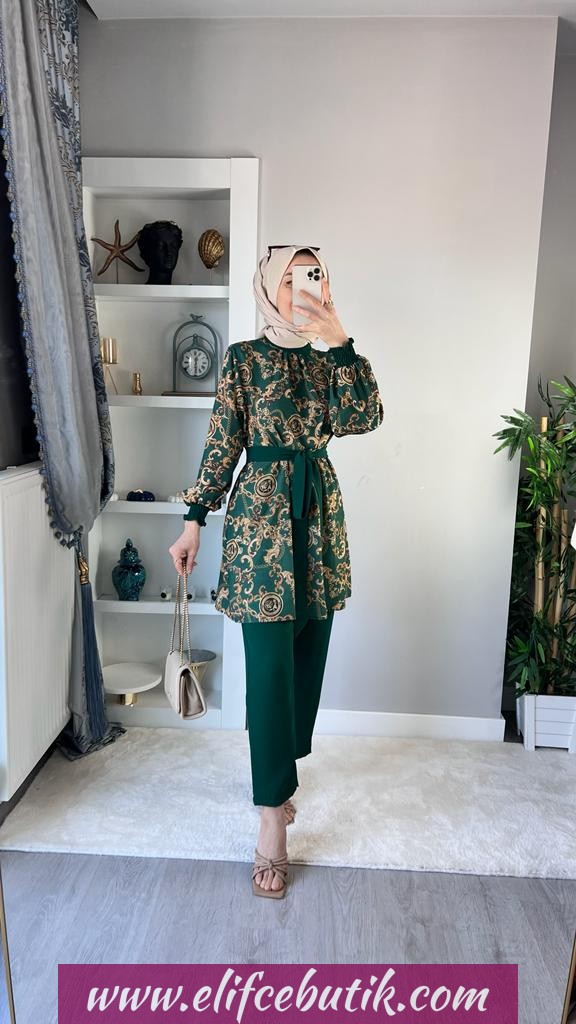 İpek saten sarmal takım - Görsel 9
