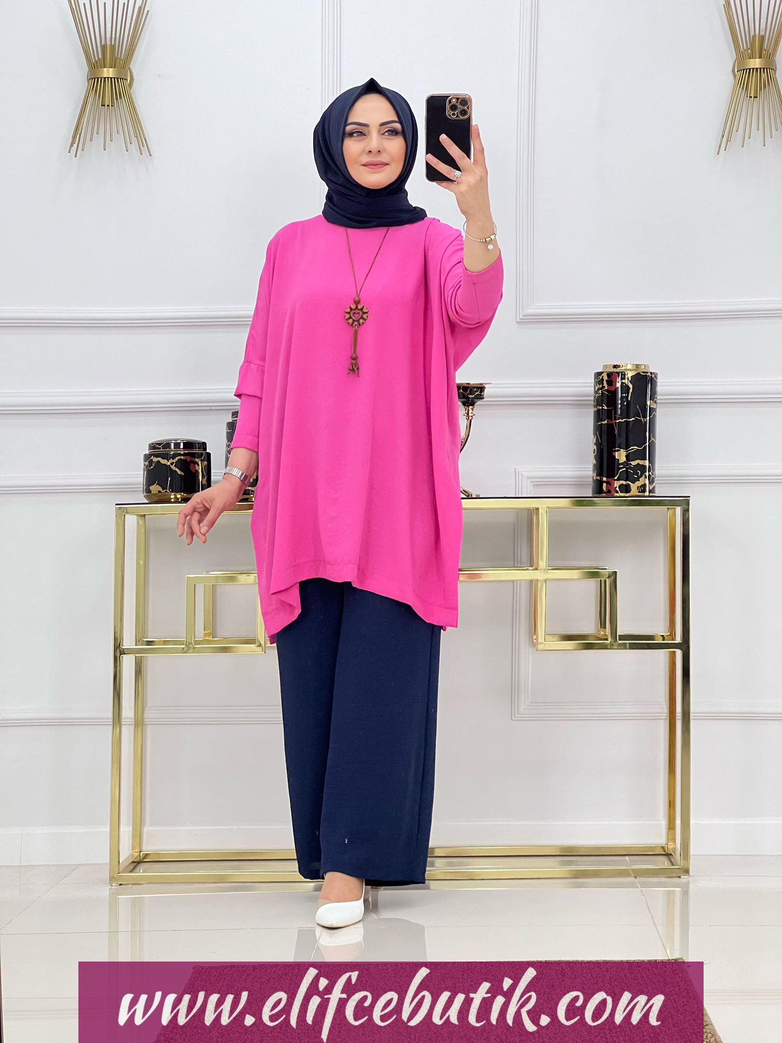 Ayrobin kumaş pera tunik - Görsel 7