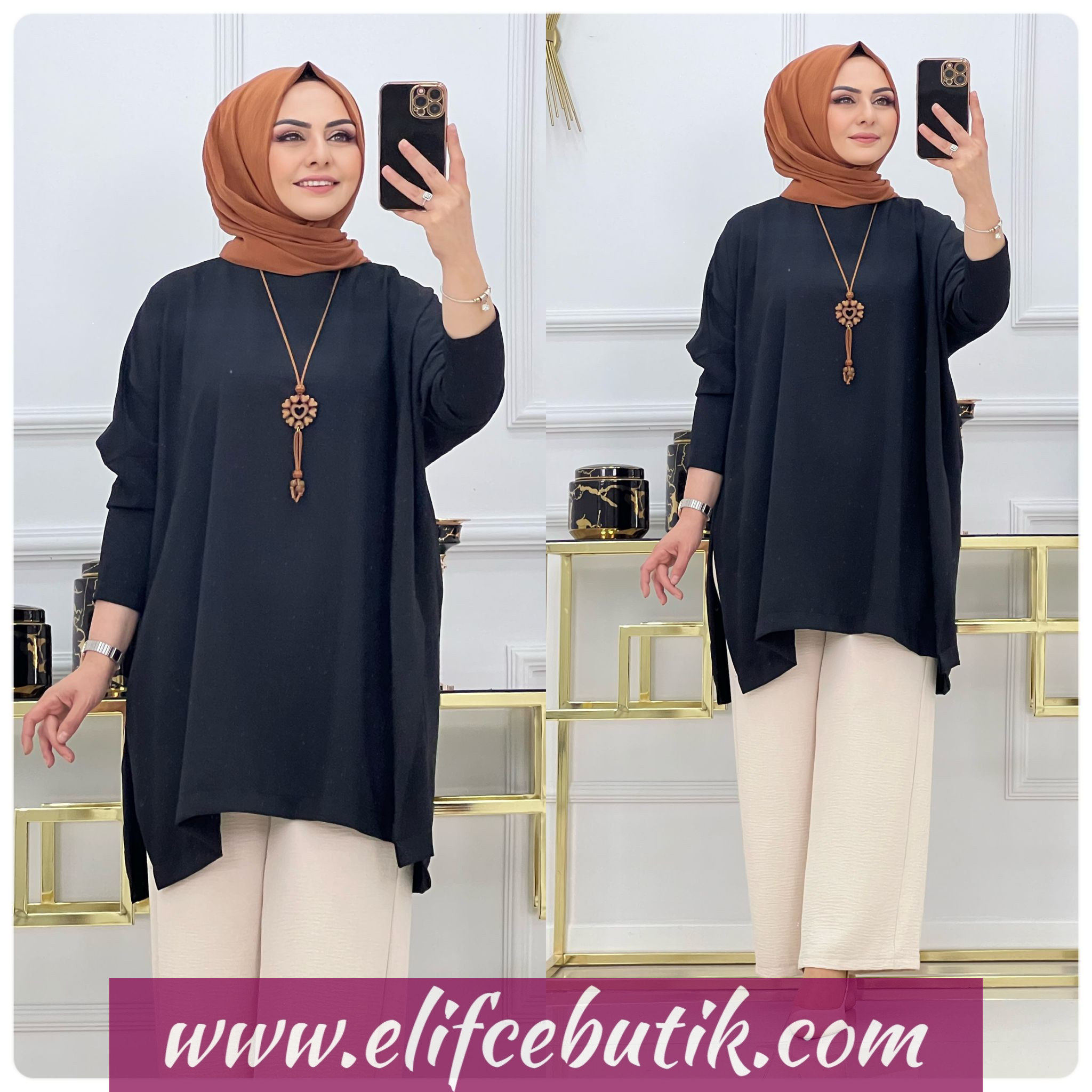 Ayrobin kumaş pera tunik - Görsel 8
