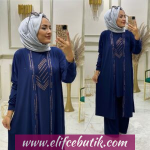 Tilda kumaş narin üçlü takım