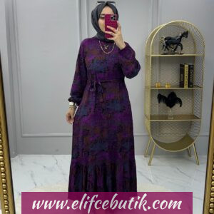 Belmando kumaş lady elbise