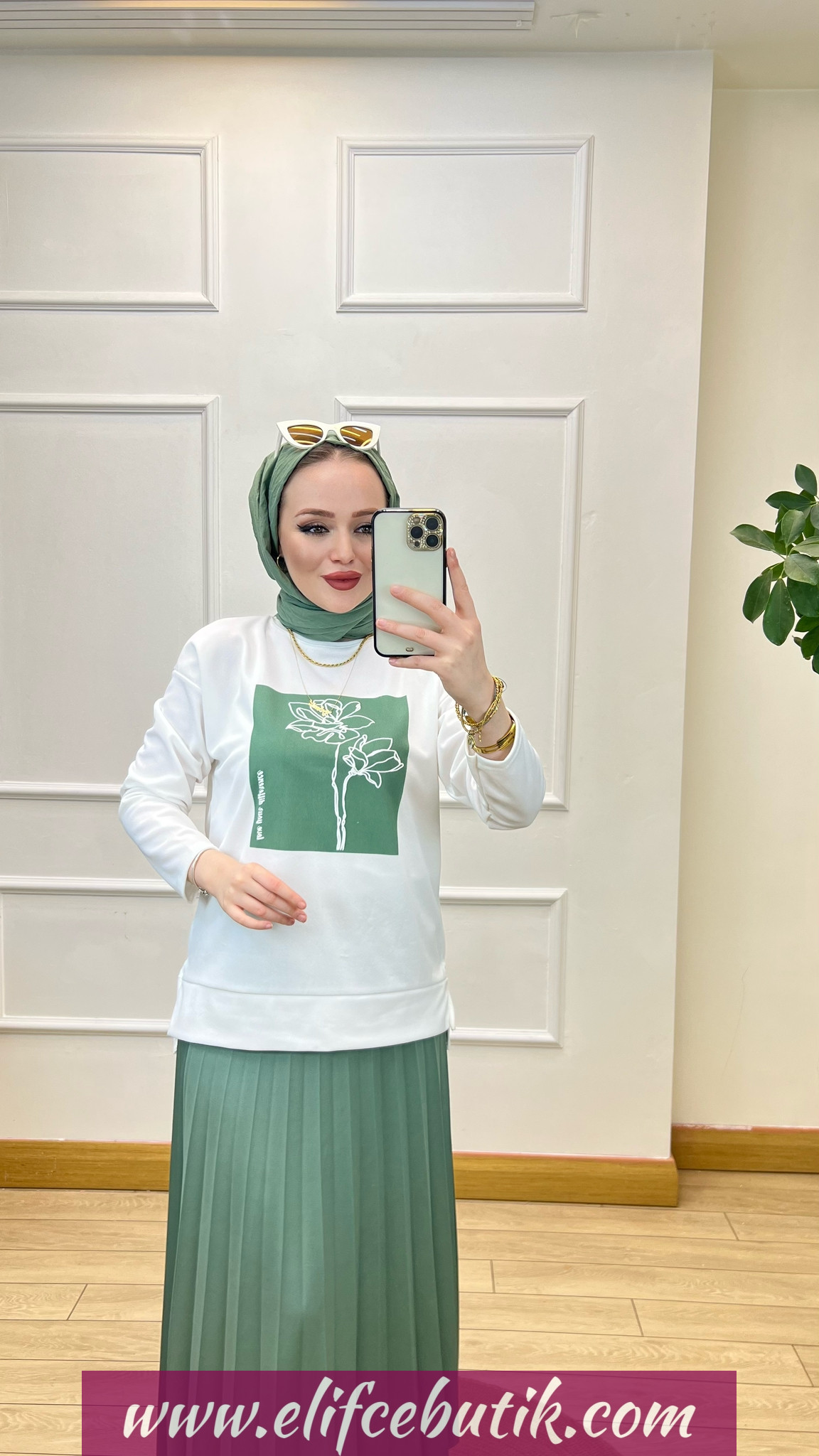 Krep kumaş Alya takim - Görsel 7
