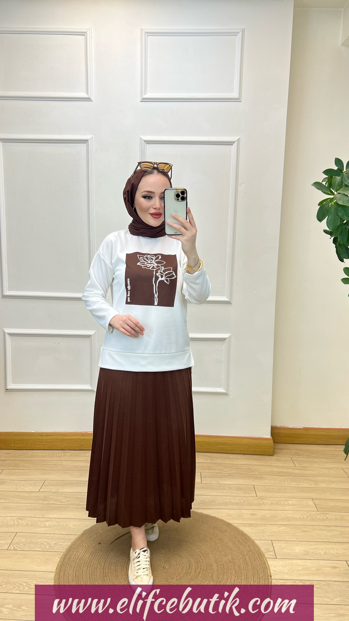 Krep kumaş Alya takim - Görsel 3