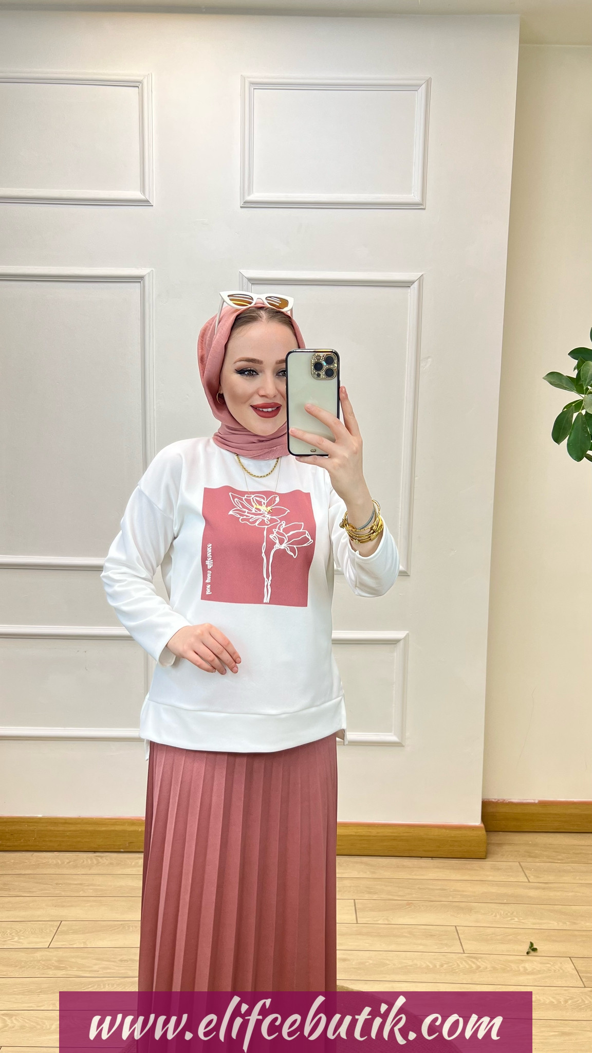 Krep kumaş Alya takim - Görsel 4