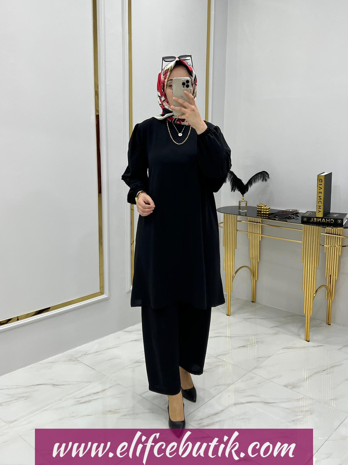 Ayrobin kumaş sinem takim - Görsel 4