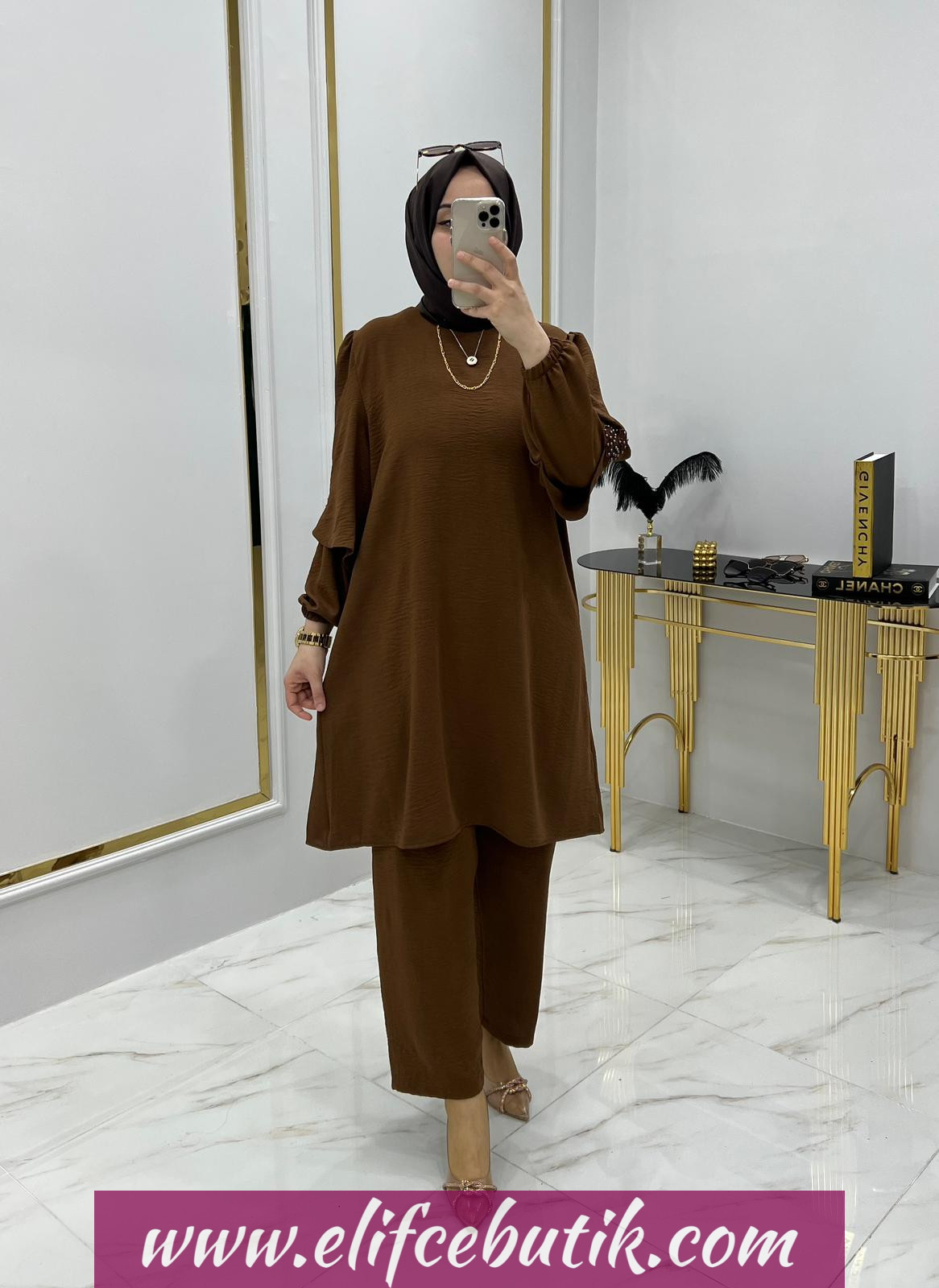 Ayrobin kumaş sinem takim - Görsel 6