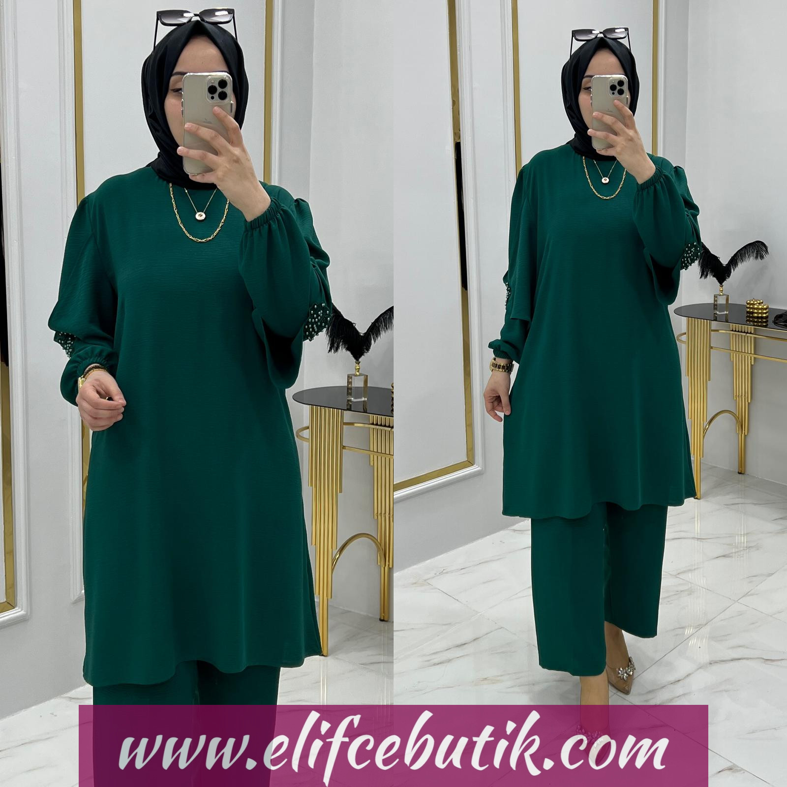 Ayrobin kumaş sinem takim - Görsel 3
