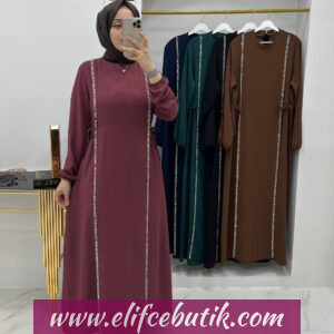 Ayrobin kumaş Ayperi elbise