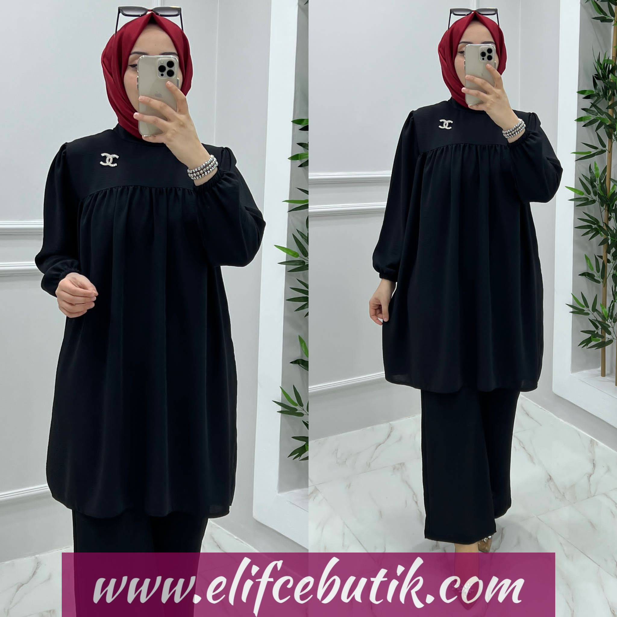 Ayrobin kumaş Ecrin takim - Görsel 2