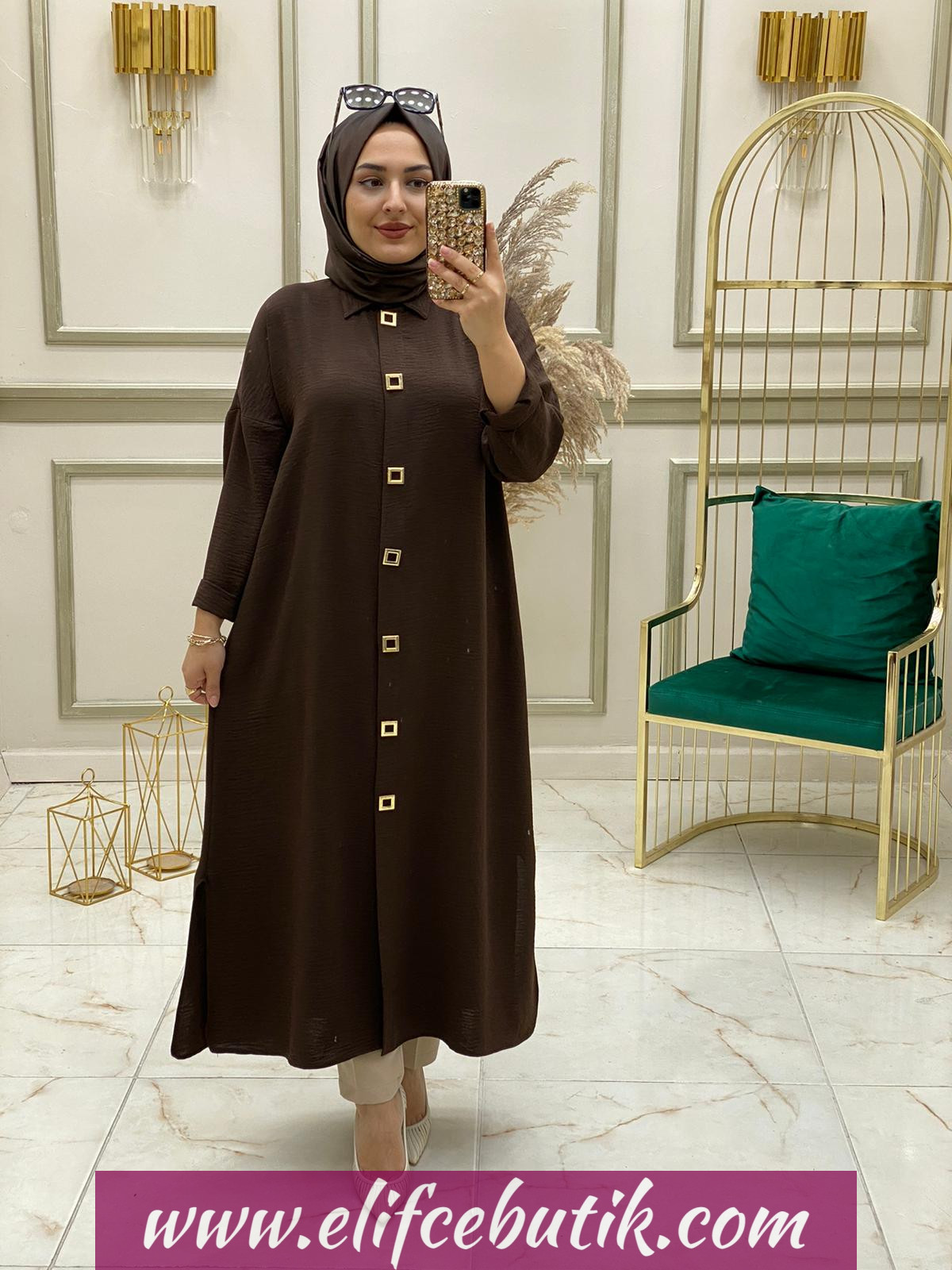 Ayrobin kumaş Arin Tunik kap - Görsel 4
