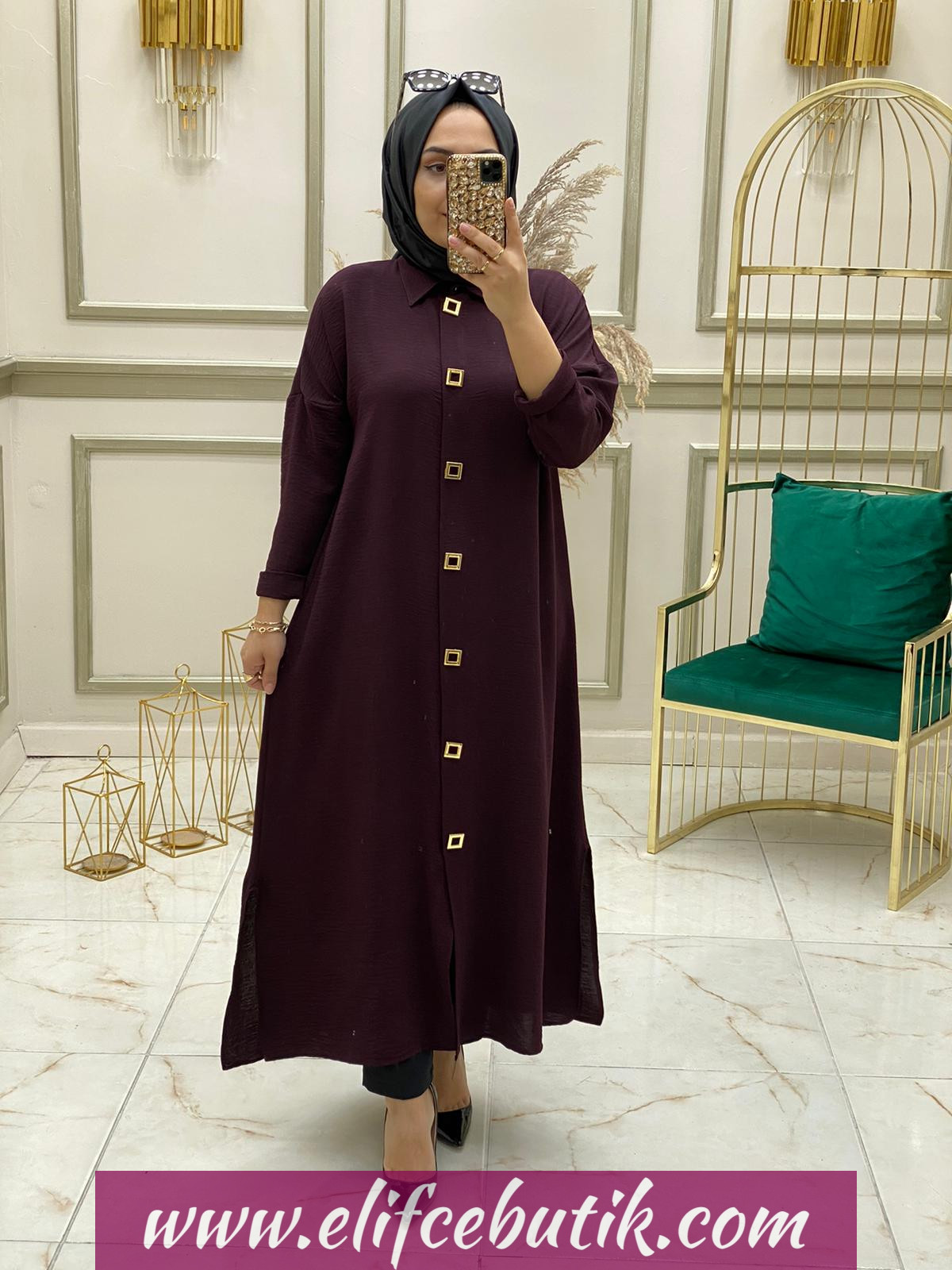 Ayrobin kumaş Arin Tunik kap - Görsel 7