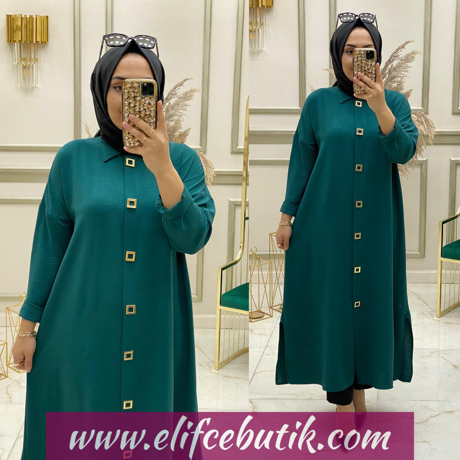 Ayrobin kumaş Arin Tunik kap - Görsel 3