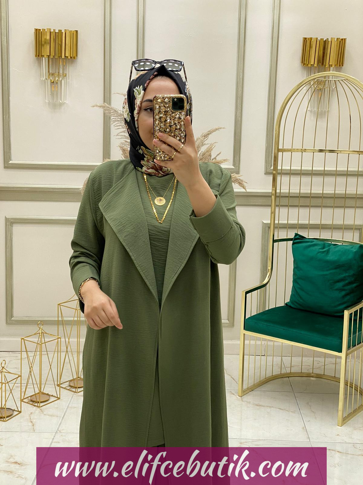 Ayrobin kumaş Viole üçlü takım - Görsel 5