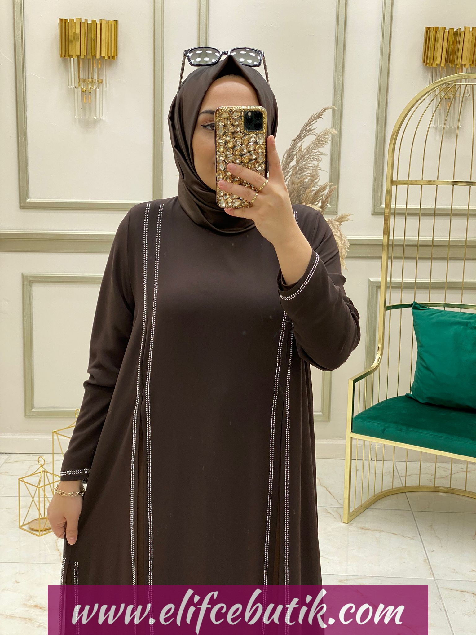 Tilda kumaş buğlem elbise - Görsel 3