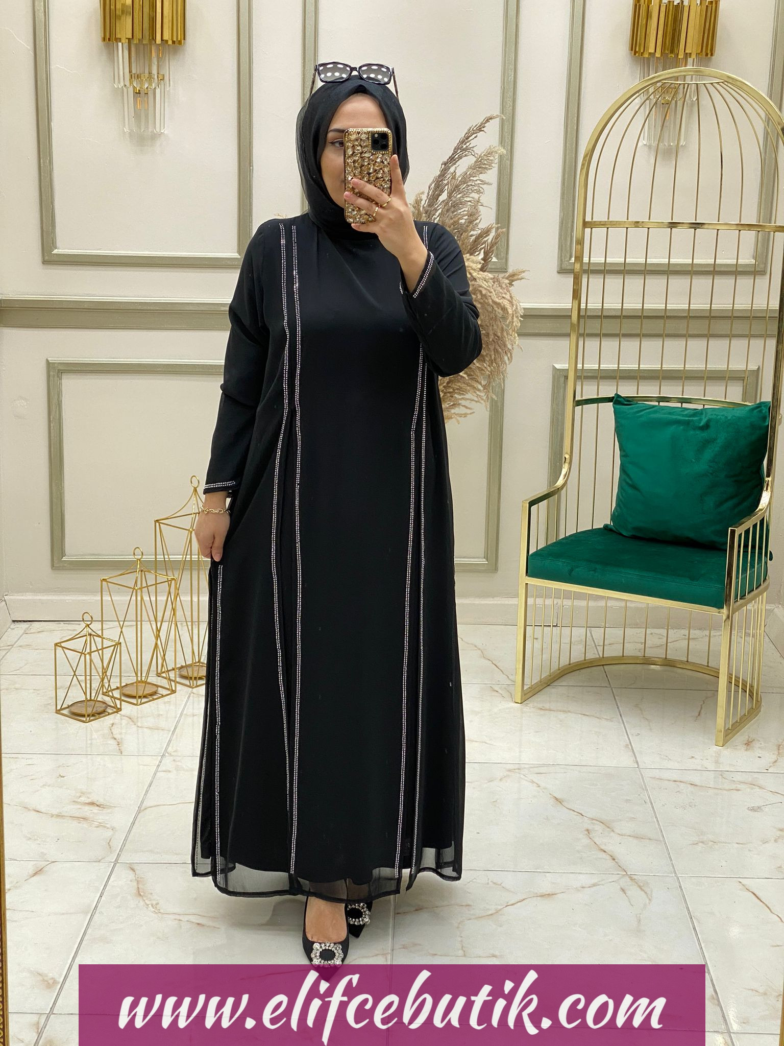 Tilda kumaş buğlem elbise - Görsel 2