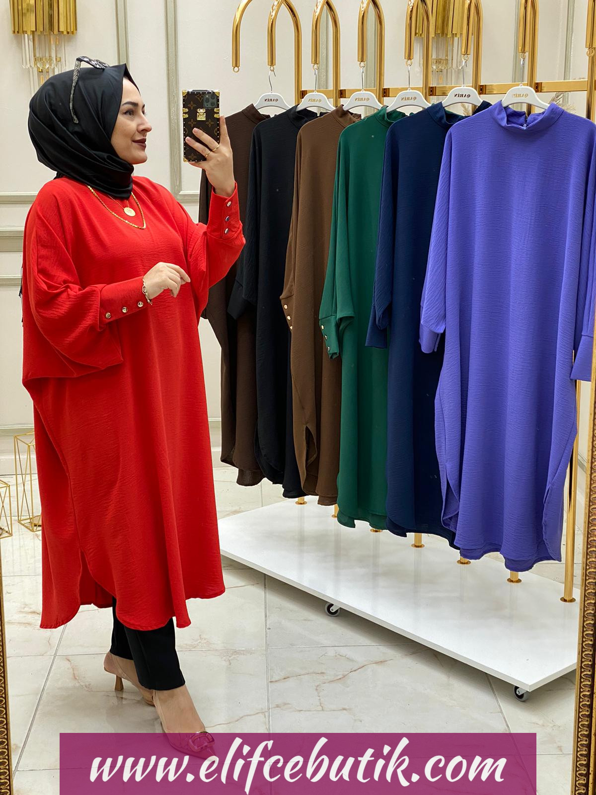 Ayrobin kumaş panço tunik - Görsel 6