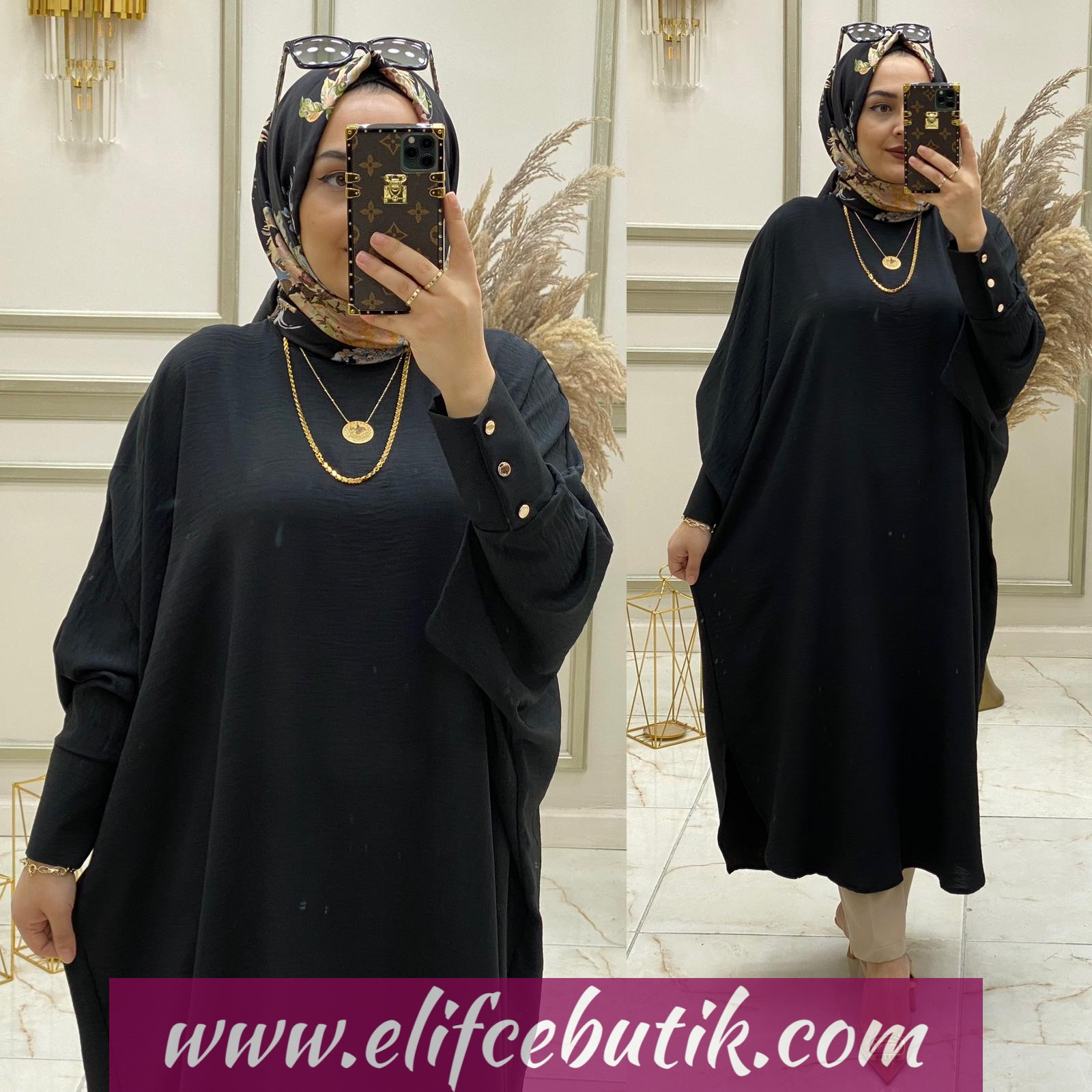 Ayrobin kumaş panço tunik - Görsel 8