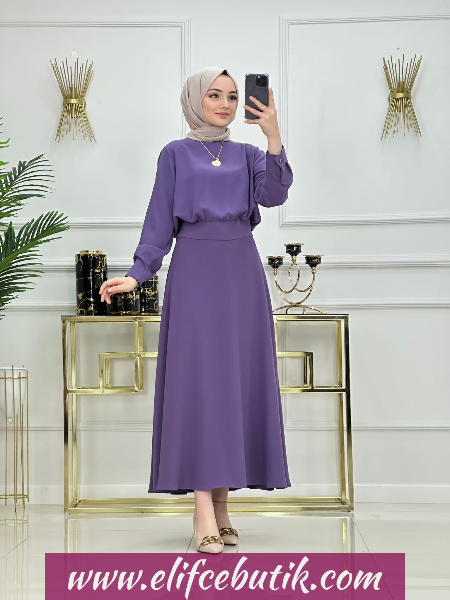 Krep kumaş crop etek takim - Görsel 8