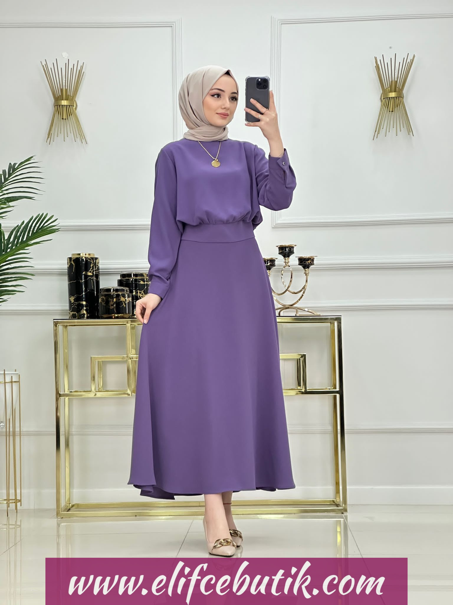 Krep kumaş crop etek takim - Görsel 4