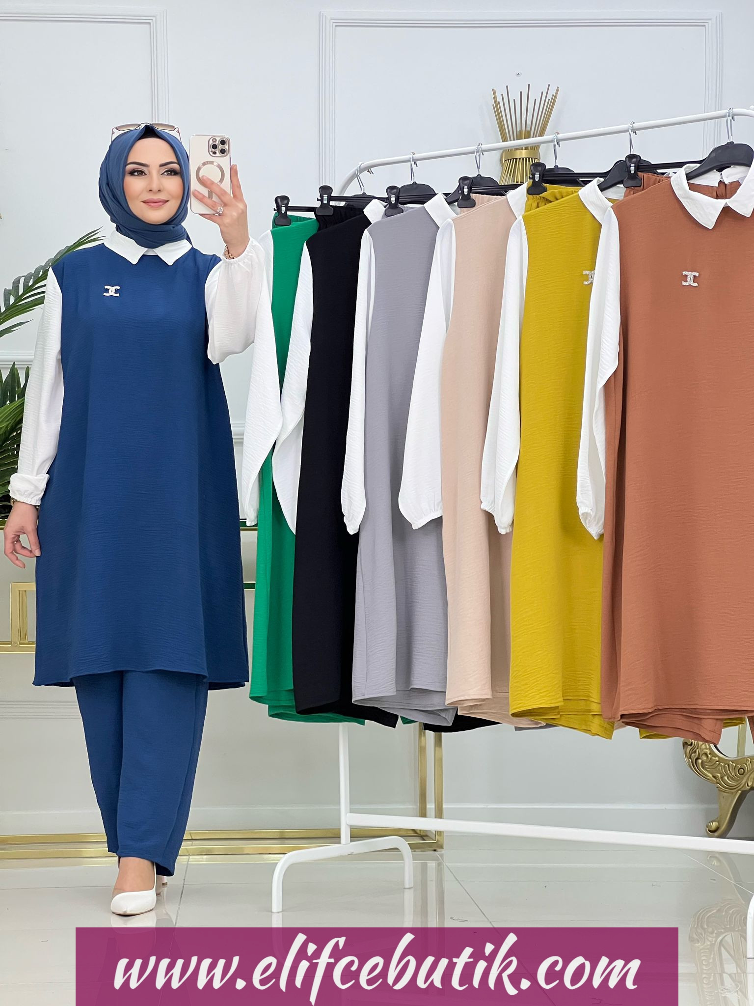 Ayrobin kumaş Belinay takim - Görsel 9