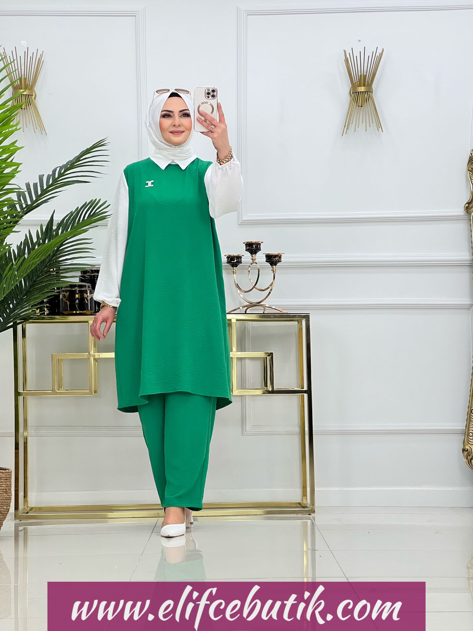 Ayrobin kumaş Belinay takim - Görsel 2