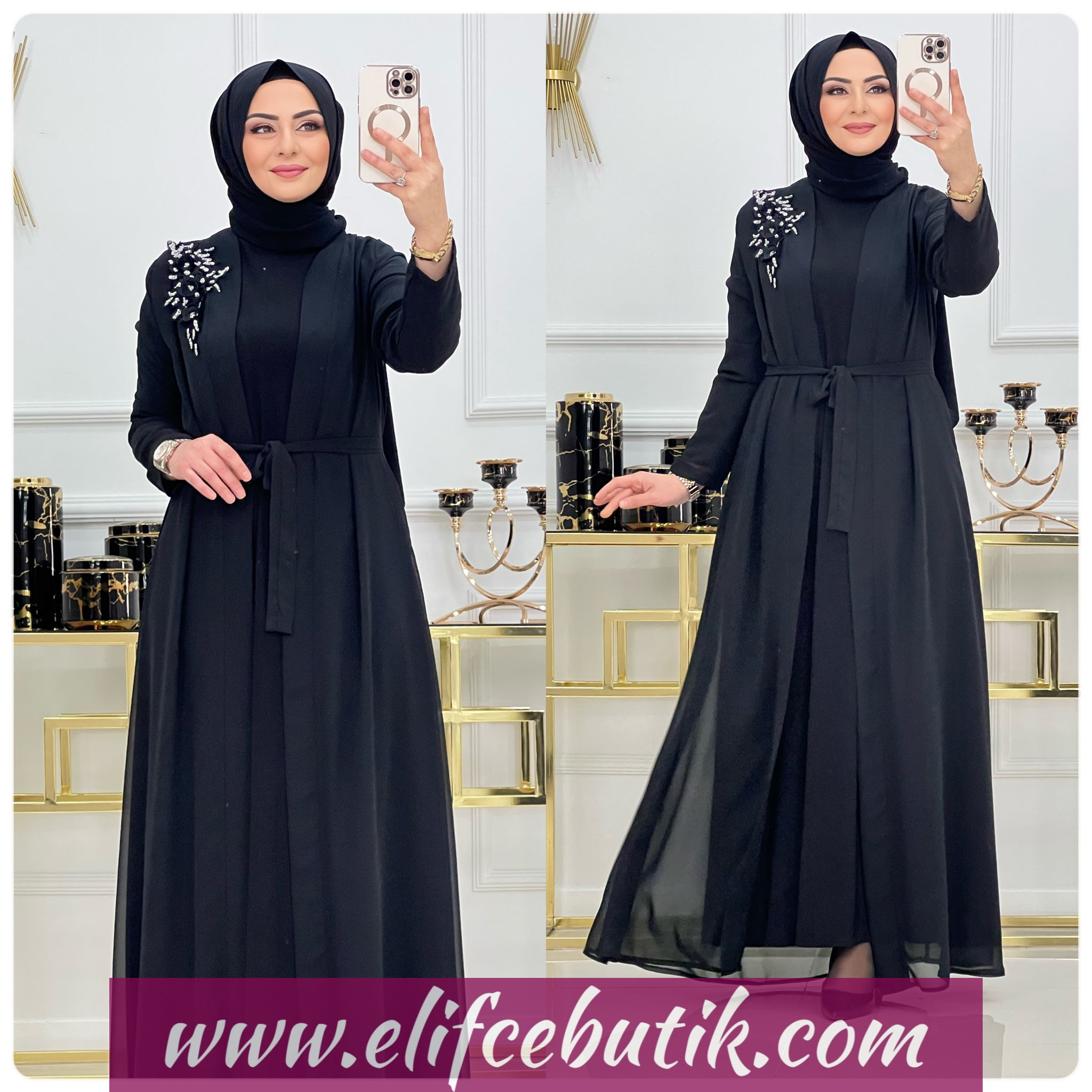 Evla abaya takim - Görsel 6