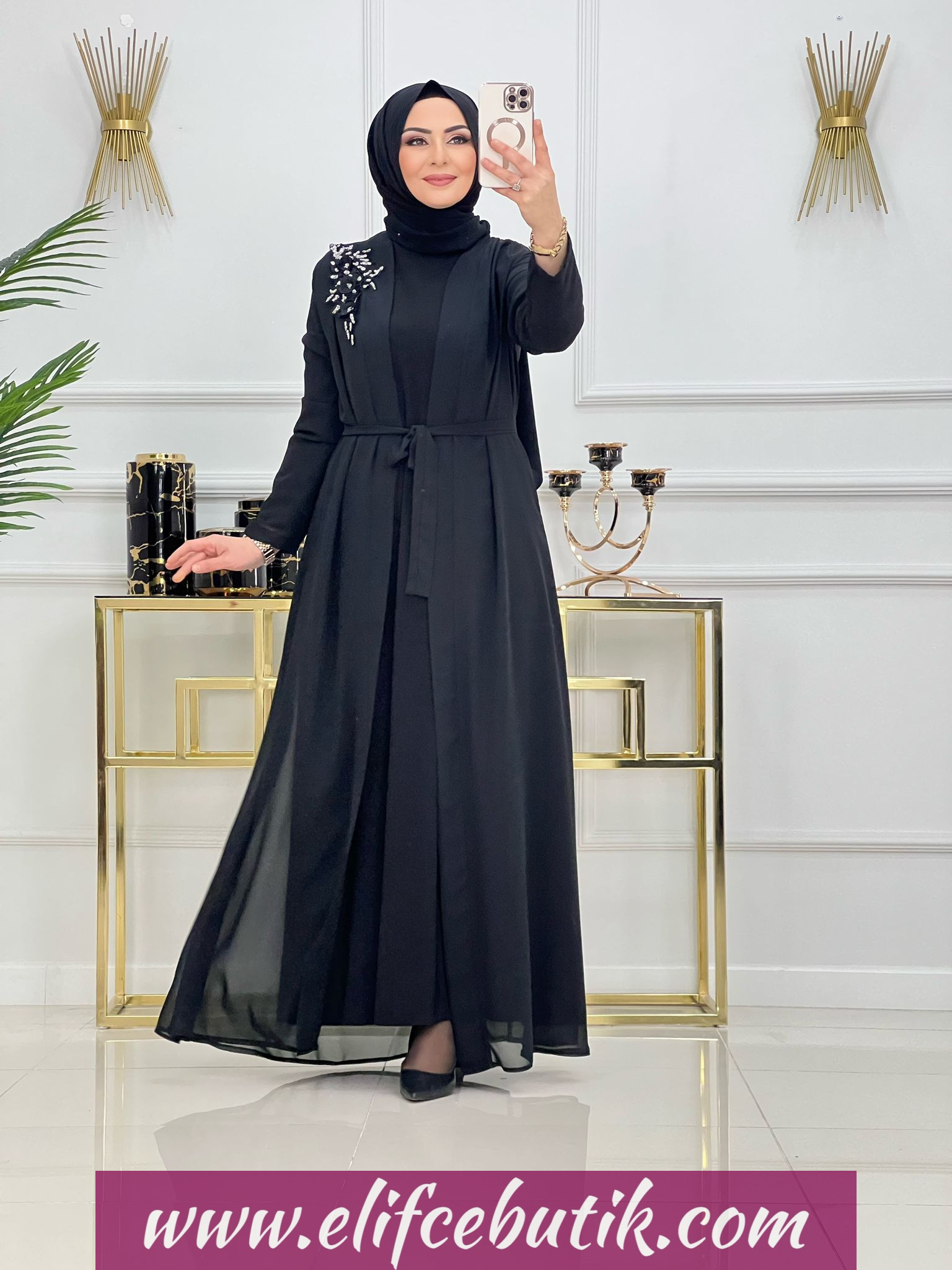 Evla abaya takim - Görsel 4